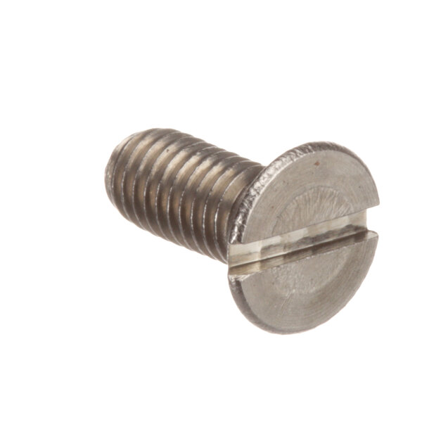 A close-up of a Globe 56-A screw with a metal head.