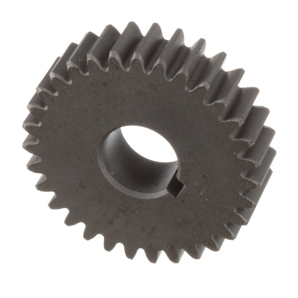 A close-up of a Blakeslee spur gear.