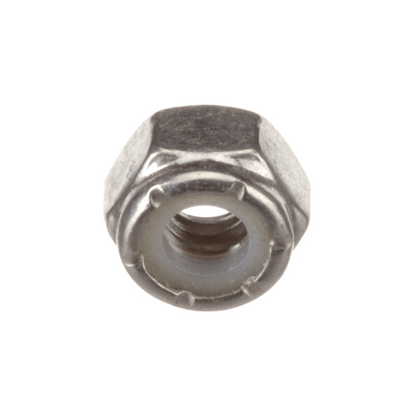 A close-up of a Cleveland stainless steel non-locking nut.