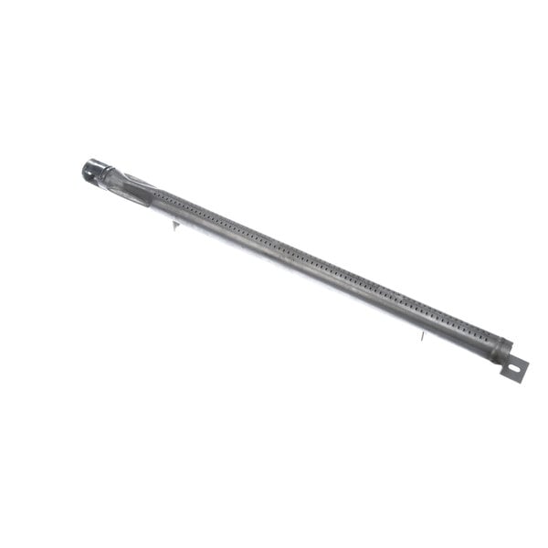A long metal rod with holes.