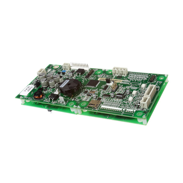 A close-up of a green Blodgett 53697 controller circuit board.