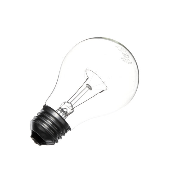 A Blodgett 4342 light bulb with a black base on a white background.
