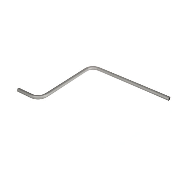 Curved metal tubing for a Vulcan range on a white background.