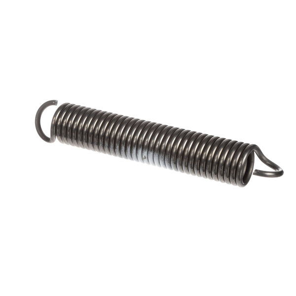 A close-up of a US Range oven door spring with a metal handle.