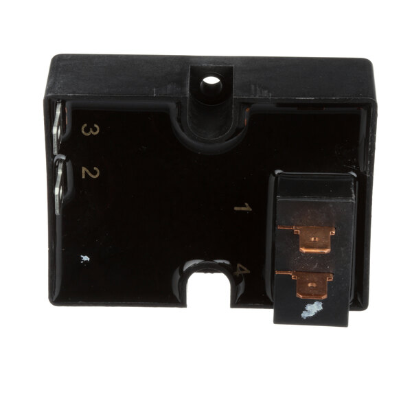 A black rectangular Federal Industries defrost timer with white text.