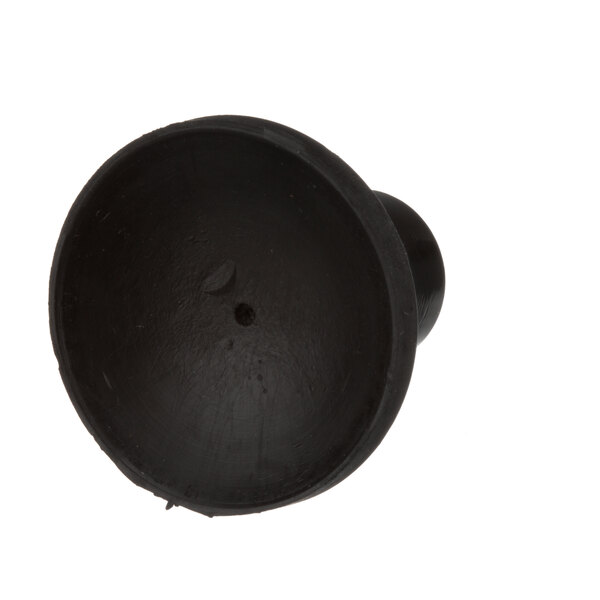 A black plastic Globe front foot with a hole in it.