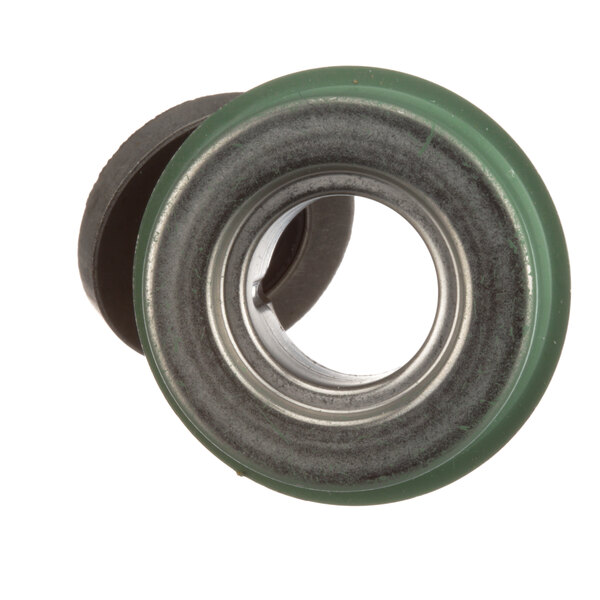 A Jackson green rubber pump seal with a black ring.