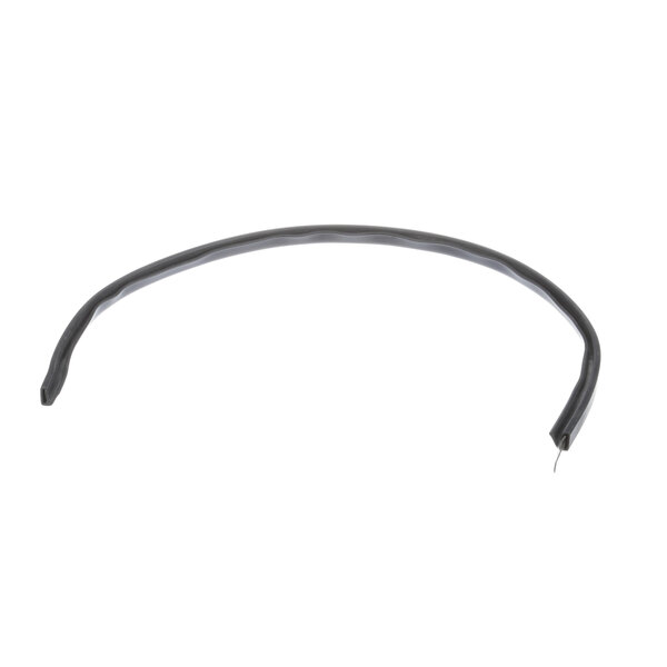 A black wire with a curved end.