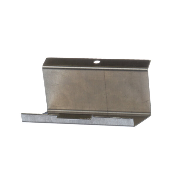 A metal shelf with a metal plate on top, labeled "Frymaster 2303428"
