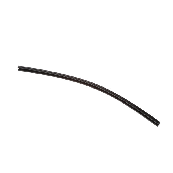 A black plastic Randell hinge with a long black handle.