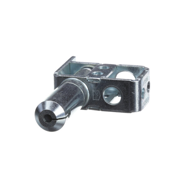 A Nieco 2179 Pilot Carryover Burner metal piece with a small hole in it.