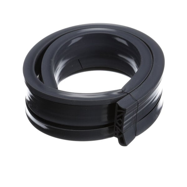 A black rubber gasket with a clip.
