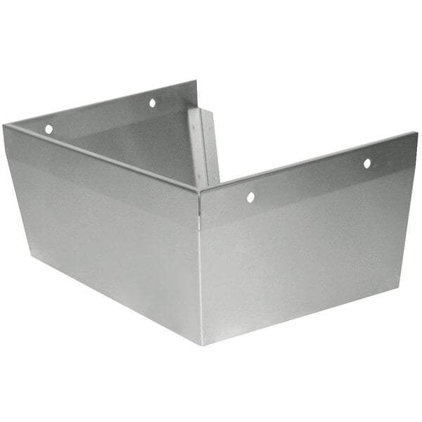 A metal box with two holes on the side.
