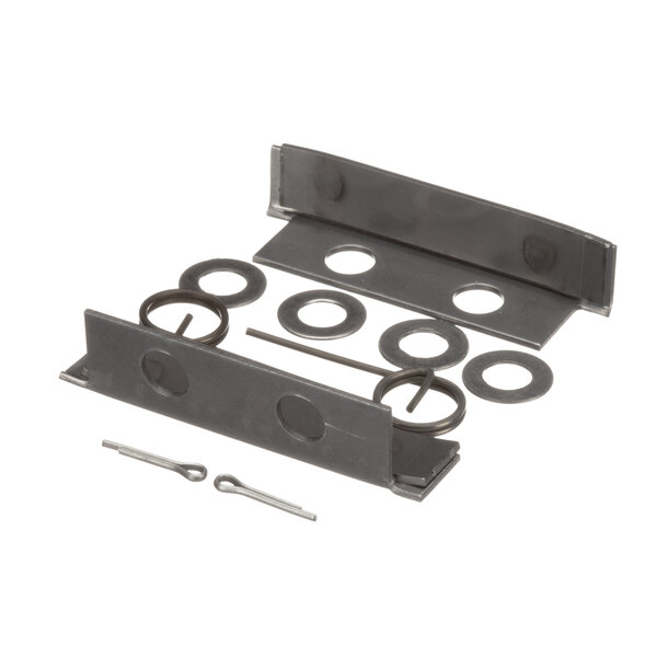 A Wells WS-65923 drawer stop kit, metal parts with holes and pins.