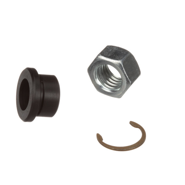 A Cleveland Bushing Assembly with a black ring on a nut.