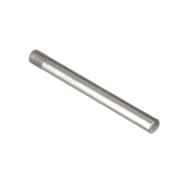 A long metal tube with a screw.