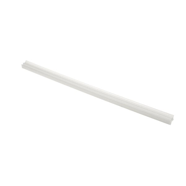 A white plastic bar with a long black handle.
