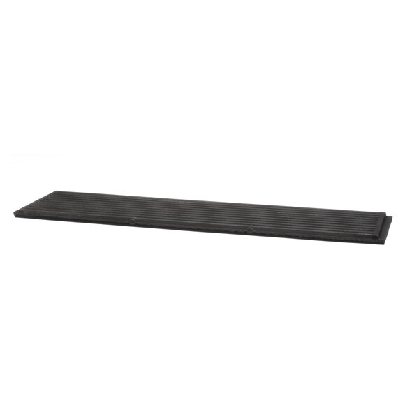 A black rectangular Garland bar top grate.