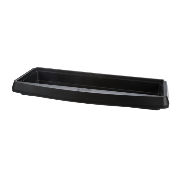 A black rectangular Wilbur Curtis tray with a handle.