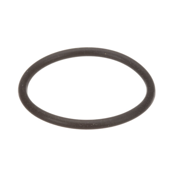 A black rubber BKI O0014 O-ring on a white background.