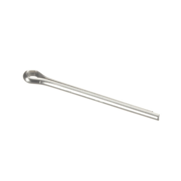 A silver metal Vulcan cotter pin.