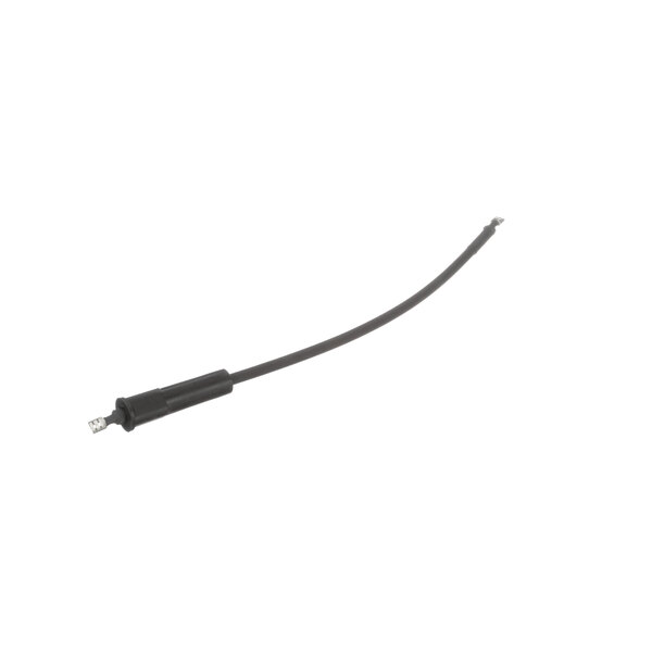 A black wire with a black cable.