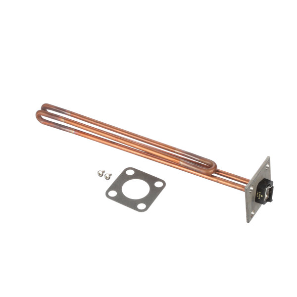 A Hatco heating element with a square metal frame.