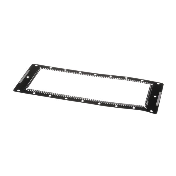 A rectangular black TurboChef gasket with holes on it.
