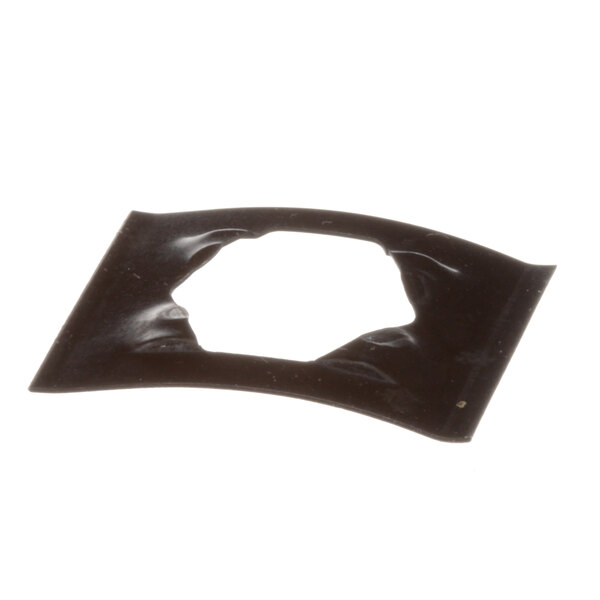 A black plastic broken dress nut bag with a hole.