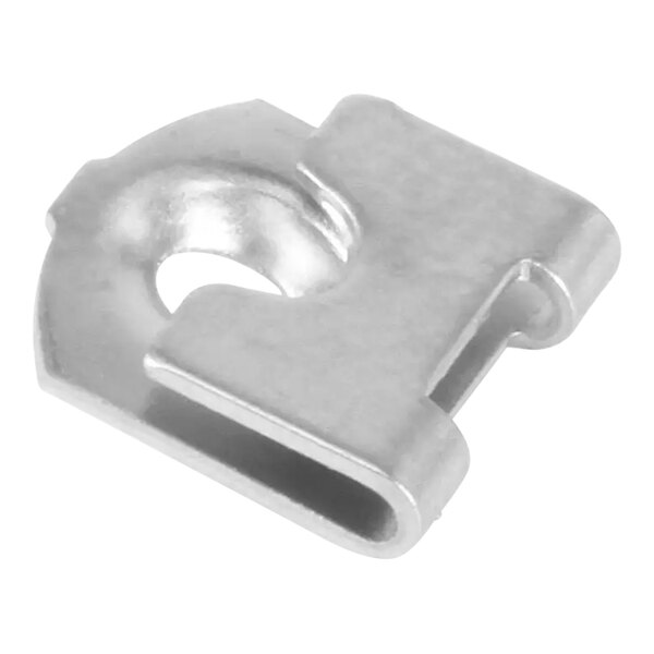 A silver metal Bunn #4-40 J-Type fastener.