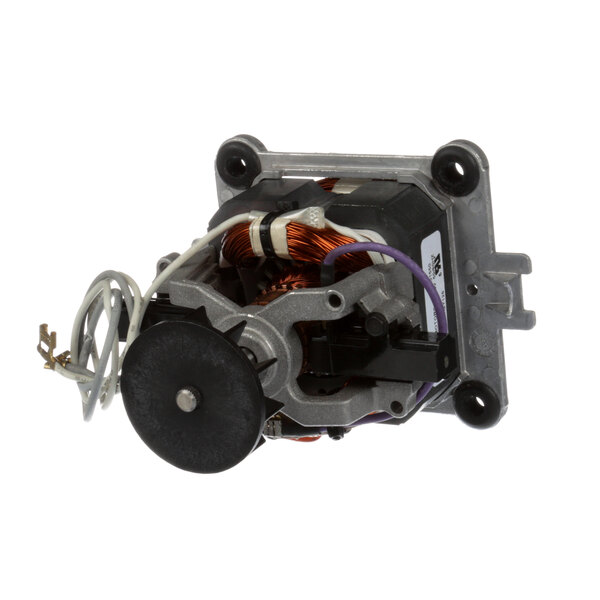 A Vitamix 15673 motor with wires attached.