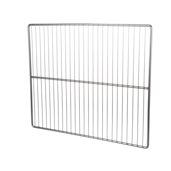 A metal wire shelf for a Delfield refrigerator on a white background.