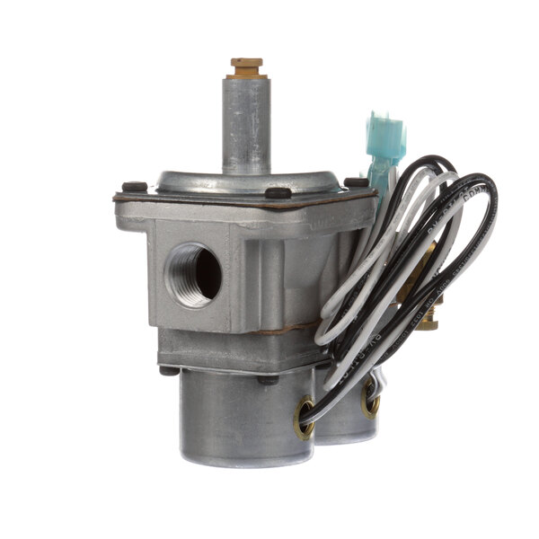 A US Range Basotrol Dual LP gas valve with wires attached.