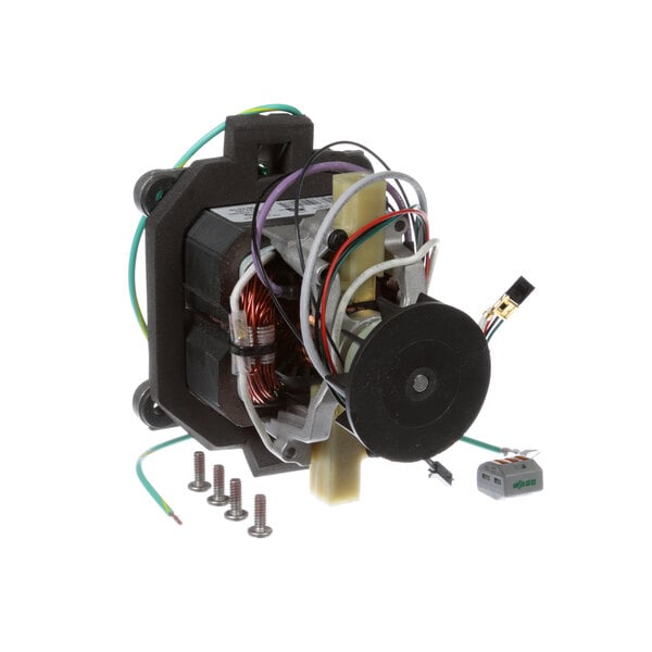 A Vitamix 15287 motor with wires and screws.