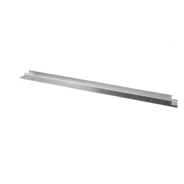 A long rectangular metal beam with holes on the ends.