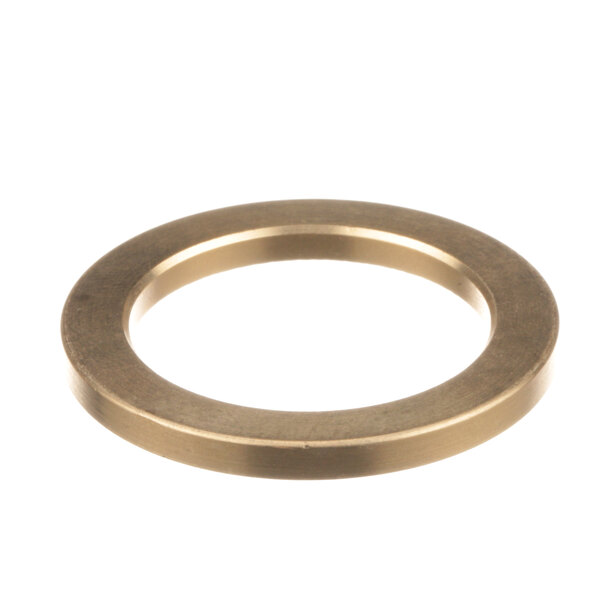A close-up of a metal ring.