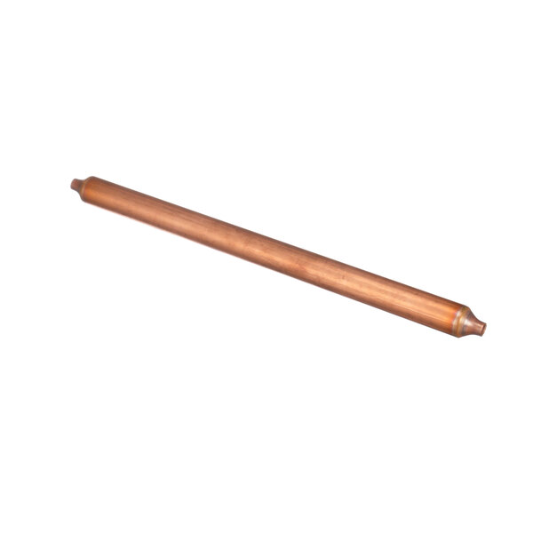 A long copper pipe.