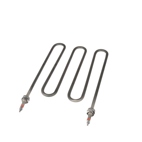 A Pitco heating element with a nut.