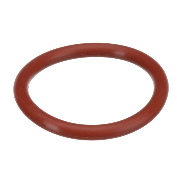 An orange rubber Cleveland O-Ring with red lettering.