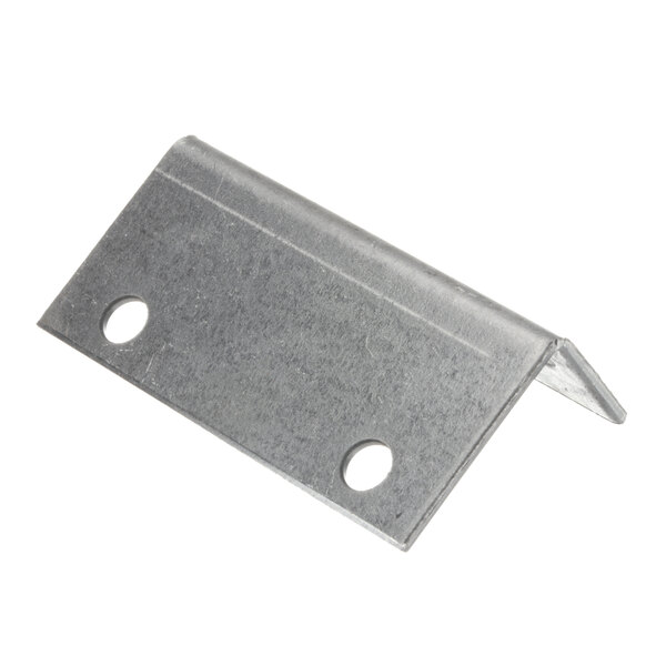 A metal plate with holes on the side.