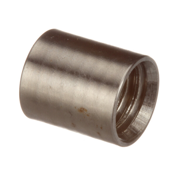 A close-up of a stainless steel Berkel threaded pipe sleeve.