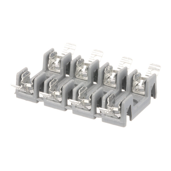 A group of grey Accutemp electrical connectors.
