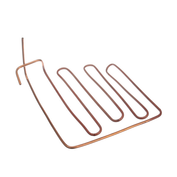 A coil of copper wire with a copper heating element.
