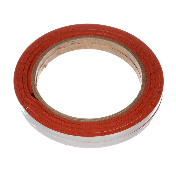A roll of red and white tape.