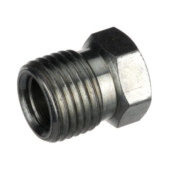 A close-up of a US Range 1/4in compression fitting nut.