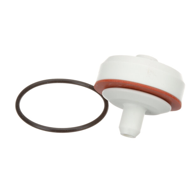 A Stero vacuum breaker repair kit with a white and red gasket.