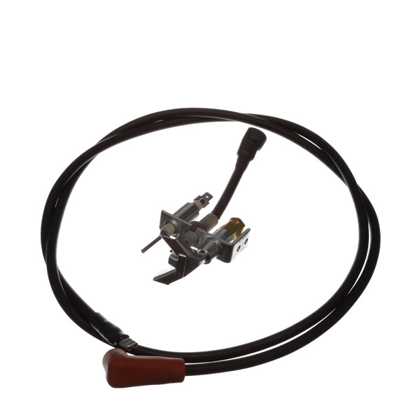 A Blodgett pilot assembly with a black cable and a metal piece.