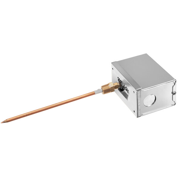 An Insinger thermostat kit with a long metal rod.