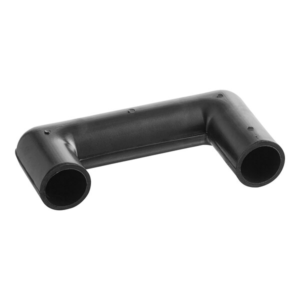 A black plastic tube with a couple of holes.