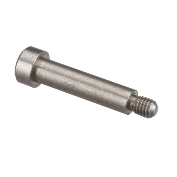A close-up of a stainless steel Pitco shoulder bolt.